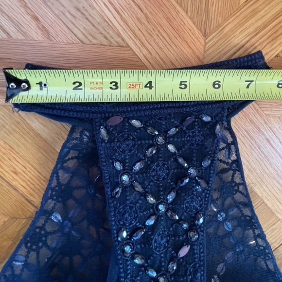 PROM / HOCO / Formal Dress • Navy • Halter / Beaded • Mini Fit & Flare • Medium - Picture 13 of 13